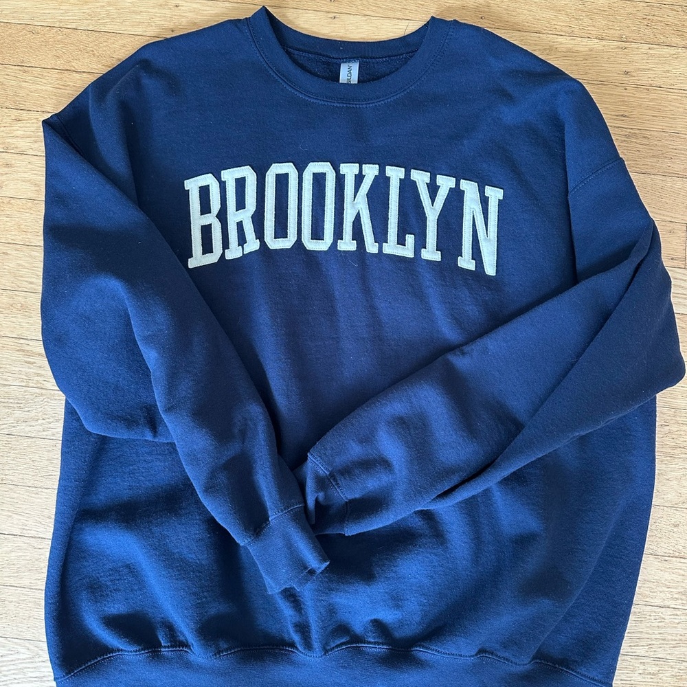 Brooklyn Sweatshirt Pullover - Navy